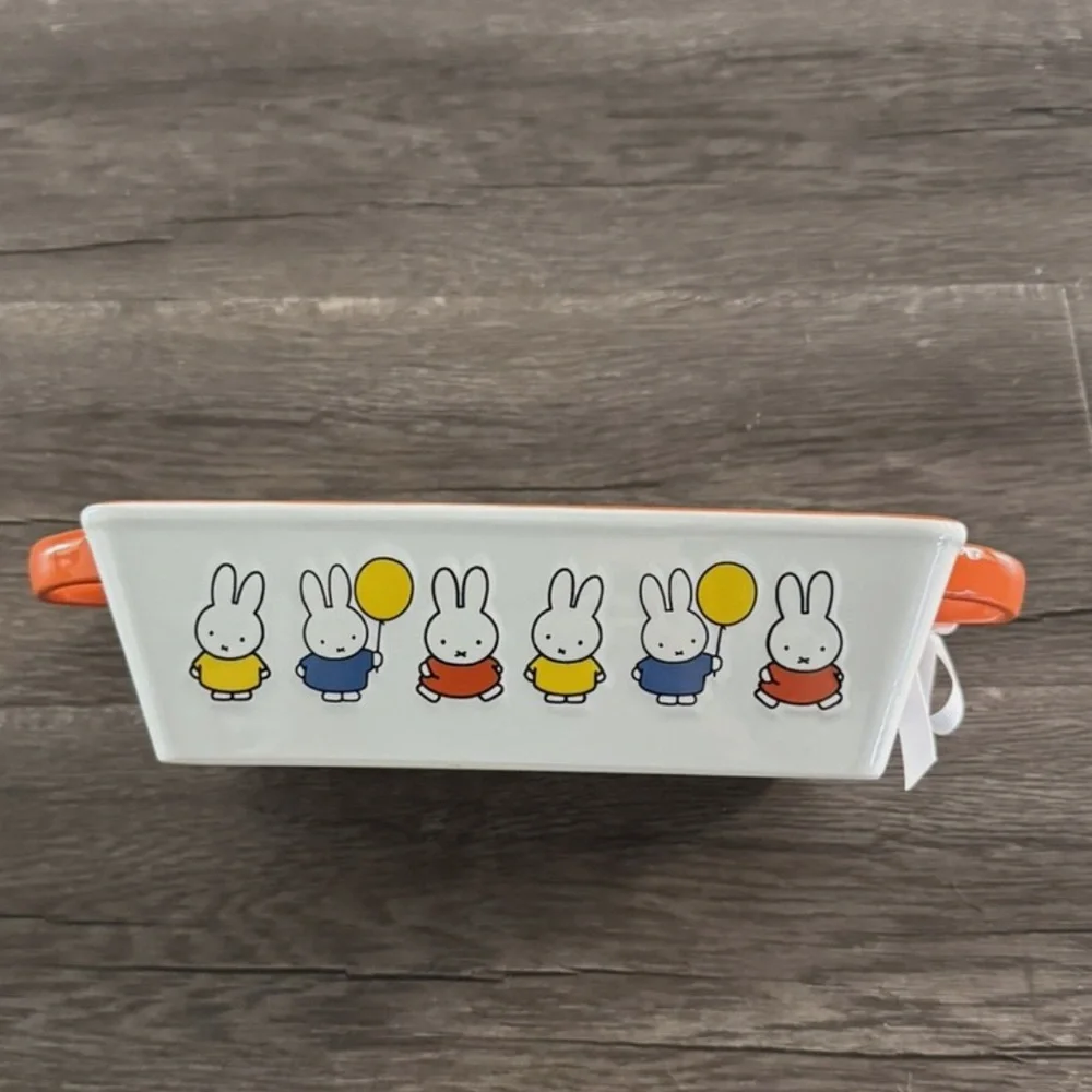 Miffy by Magenta Baking Dish with Orange Design NWT ✨